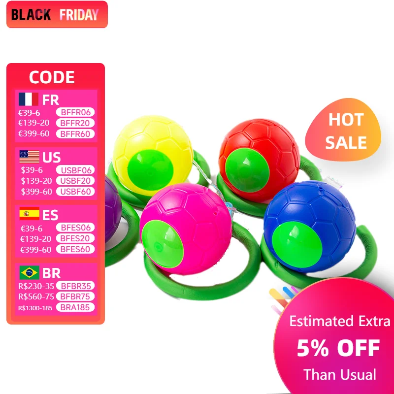 

Детская уличная забавная игрушка, прыгающий шар, вращающееся прыгающее кольцо, Скакалка с одной ногой, шар для тренировок, координационный баланс, эластичная реакция