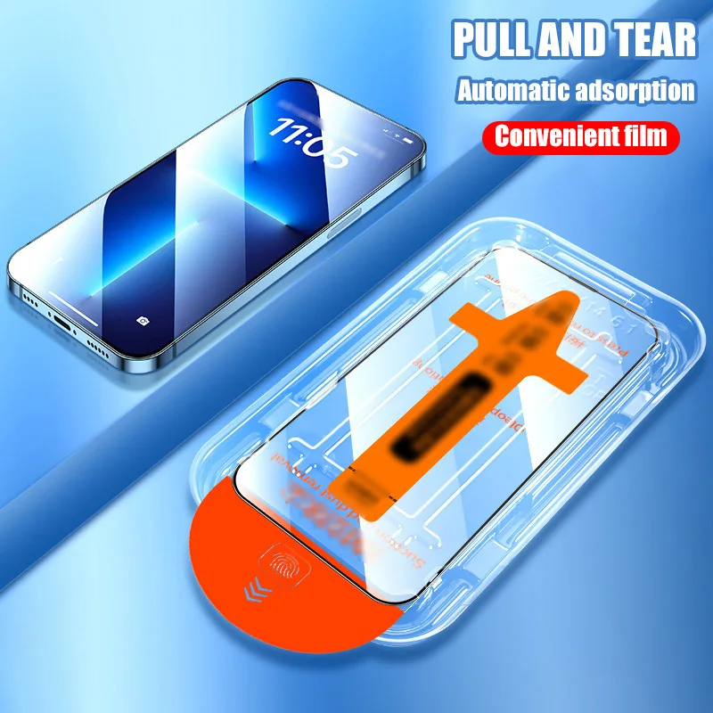 Dust Free Easy Installation Screen Protector For Poco X6 Pro F6 M6 Redmi Note 13 11 10 9 12 Pro 13C 14C 12C Mi 14 13T Pro Glass