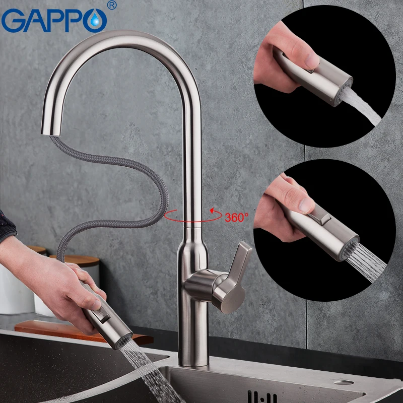 GAPPO Kitchen Faucet tap  sink faucet water mixer tap kitchen Faucets sink tap stainless steel kitchen tap