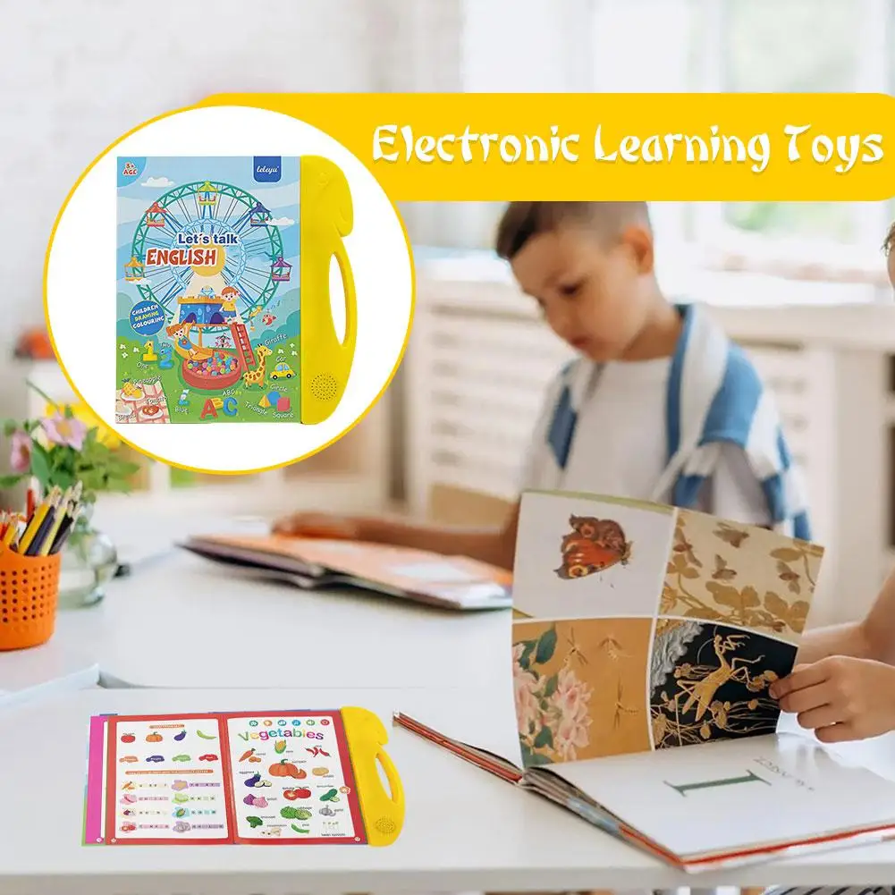 Kids Electronics Early Education Puzzle Study Plastic Toy Test Mode Contain Animal Vehicle Alphabet A-Z 30 Children Songs