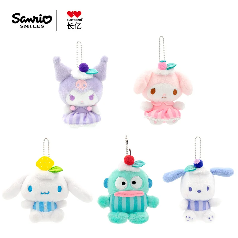 

Sanrio Happy Mood Series Kuromi Soft Plush Stuffed Doll Keychain Pendant Bag Accessory For Kids Anime Lovers