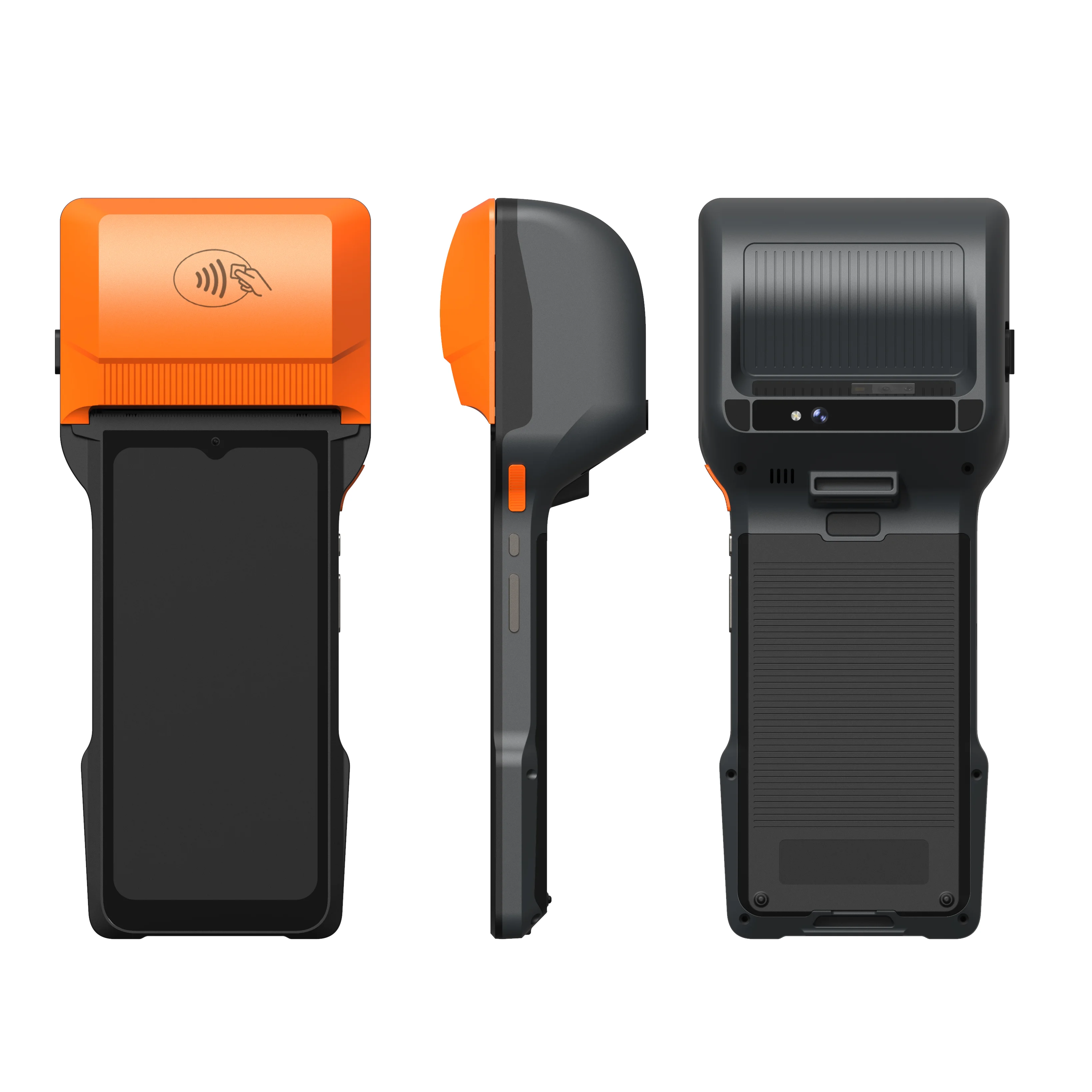 6.5 بوصة Android 14 Mobile POS 3G + 32G Memory، 25-80 مم ملصق وطباعة حرارية POS Terminal، Loyverse POS 4G WIFI BT 2D Scanner PDA