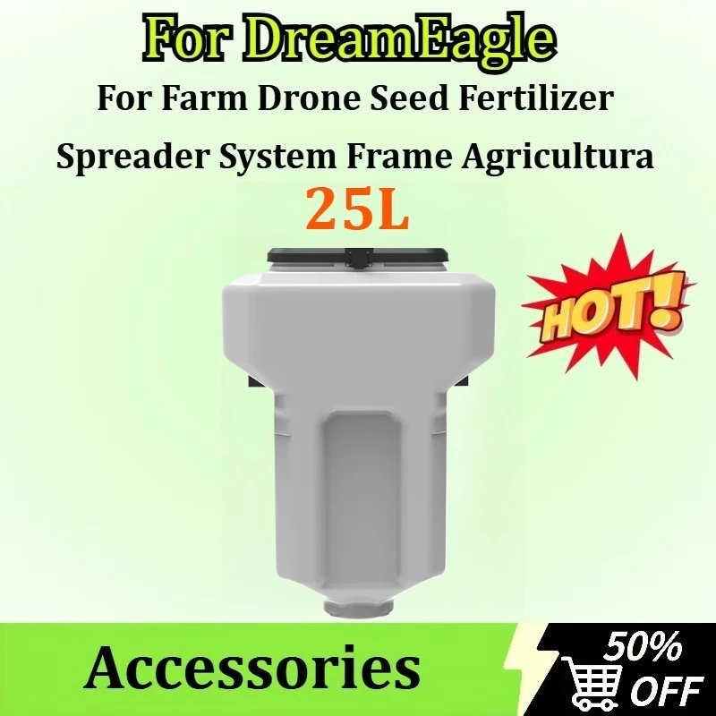 

For DreamEagle Farm Drone Seed Fertilizer Spreader System Frame Agricultura 25L