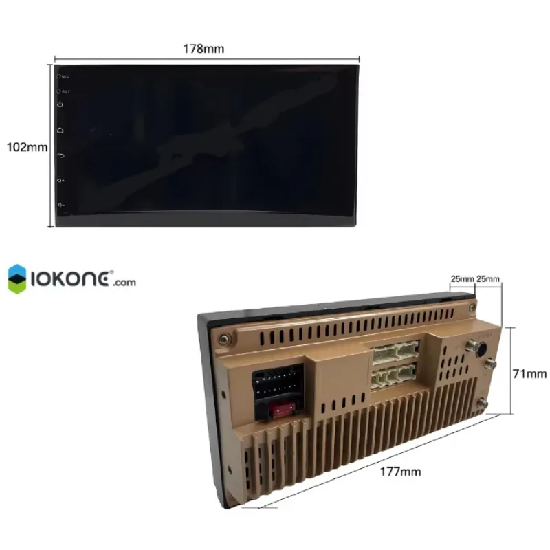 IOKONE 10-Inch Taxi Intelligent Multifunction Integrated Terminal(2+32): Multifunction Navigation And GPS
