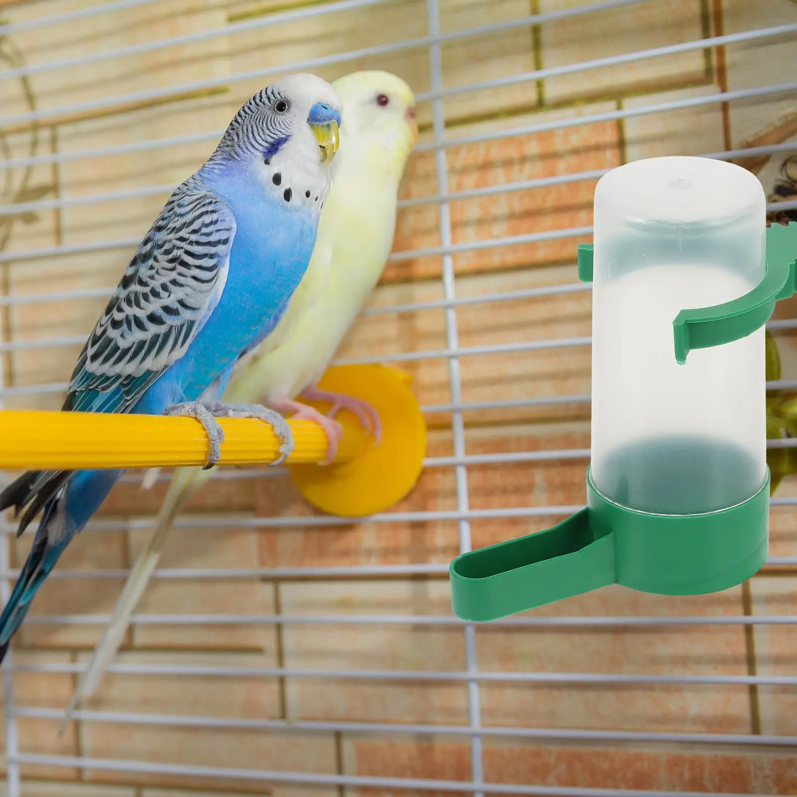 

10pcs Pet Parrots Water Dispenser Birds Drinker Pigeon Drinking Water Feeder Plastic Cage Pigeon Water Automatic Feeders Bowl