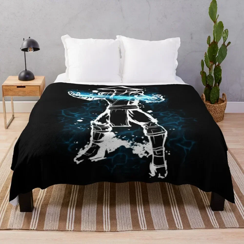 

Raiden Fatality Mortal Kombat T-ShirtRaiden Mortal Kombat Throw Blanket Soft Solid Color Blanket for Couch Bed