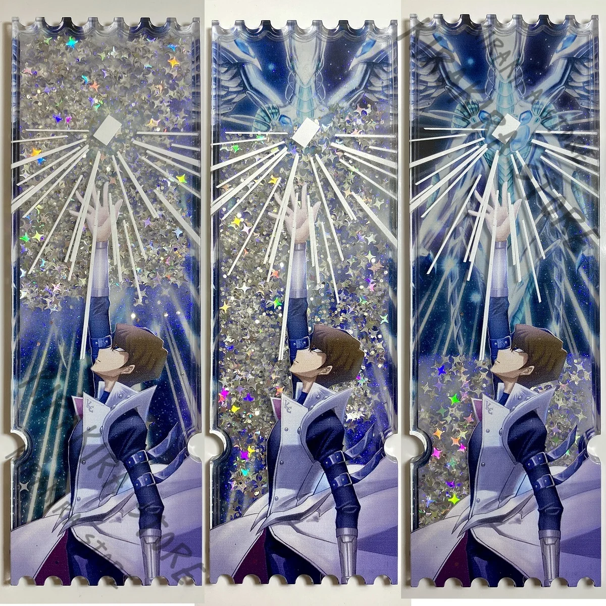 

Yu-Gi-Oh! Seto Kaiba Cartoon Anime Quicksand Ticket Stub Handcraft Cosplay Colorful Acrylic Collection Desktop Ornaments