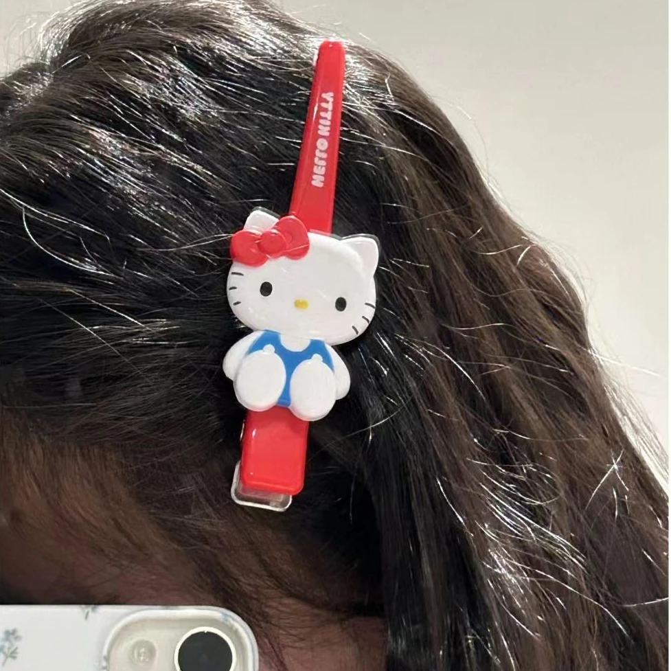 

2024 Kitty Cat Hairpin Word Clip Y2KHair Clip Cartoon HelloKittys Kawaii Girls Clip Headdress Bangs Clips Hair Accessories Gifts