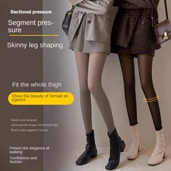 1pc Women Winter Cashmere Tights Autumn Winter Cotton Warm Tights Full Foot Female Thick Pure Color Sim Pantyhose with Fleece