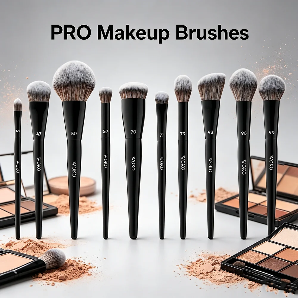 Pro 70 Big Foundation Brush Cream Foundation Makeup Brush Chubby Professional Synthetic Hair Face Contour Foundation Makeup Tool