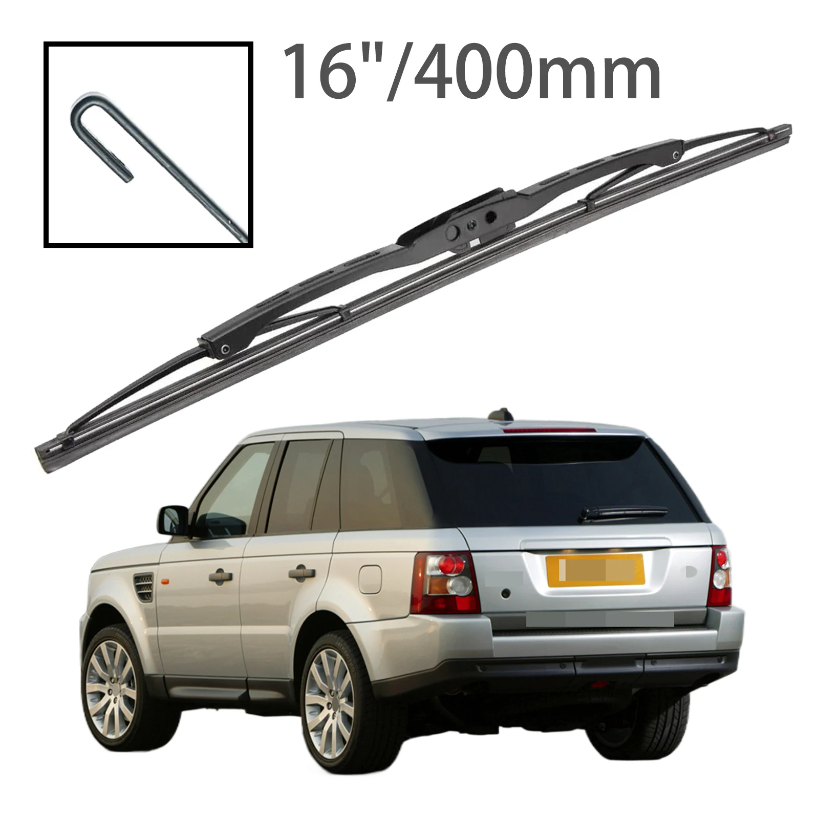 Limpiaparabrisas Trasero De 16 ", Para Land Rover Range Sport L320 2005-2012, Accesorios Coche Parabrisas Limpia Escobillas Limpiador AutomóVil Goma Limpiar Prabrisas Paraprisa Brazo VehíCulos