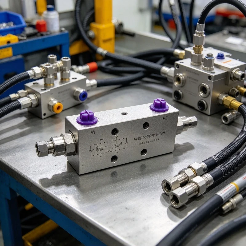 Hydraulic Counterbalance Valve VBCD G1 2 DE FL Double Hydraulic Lock For Engineering Machinery Parts