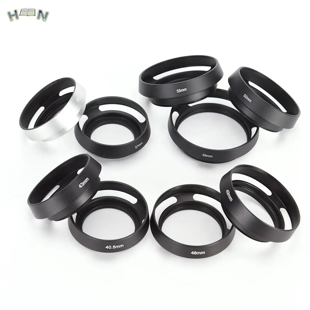 Metal Camera Lens Hood For FOR Leica Canon Nikon Lens 37 39 40.5 43 46 49 52 55 58 62 67 mm