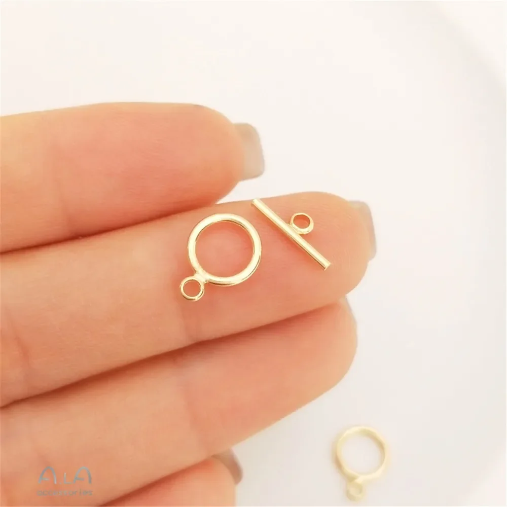 

9mm mini OT buckle 14K Gold Color o-word chain end buckle DIY bracelet necklace connection accessories