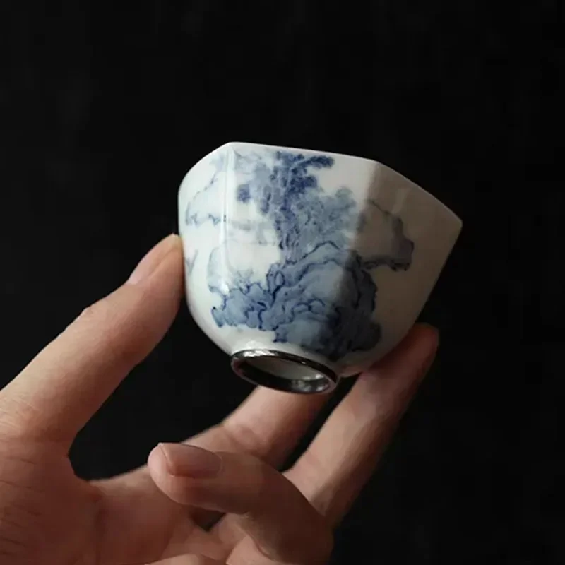 Master cup, hand-painted tea cup, ceramic teacup