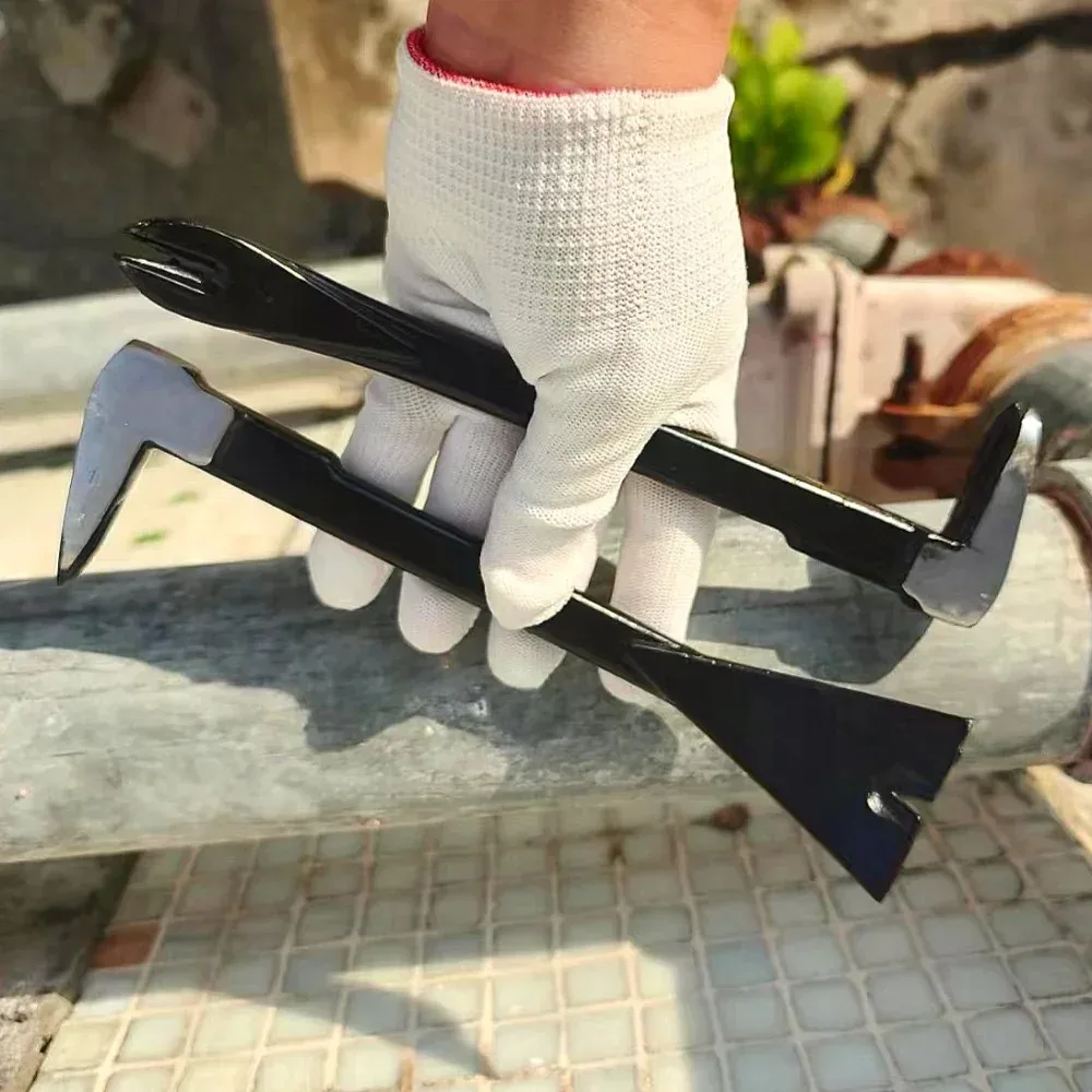 Extractor de uñas con forma de pata de gato, herramienta de palanca multifuncional, Extractor de uñas de acero para herramientas de carpintería para el hogar