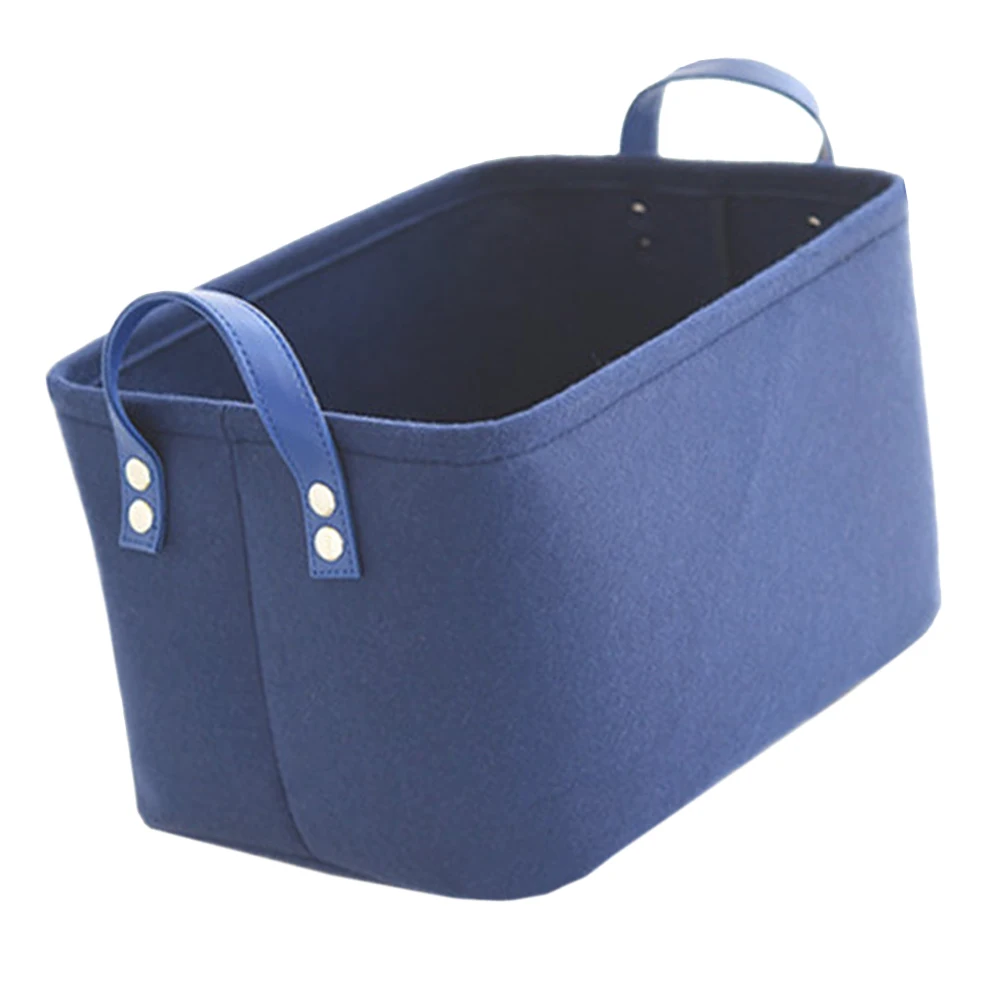 

1pc Storage Basket Nonwovens Portable Household Organizer Sundry Baskets for Kitchen Bedroom Bathroom Premium Material