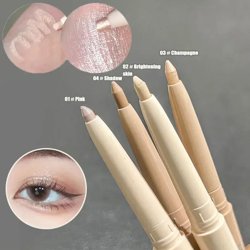 Matte Brightening Lying silkworm Shadow Pen Dual-use Eyeliner Gel Pen Beige Skin Tone Concealer Pen Smooth Contour Eye Shadow