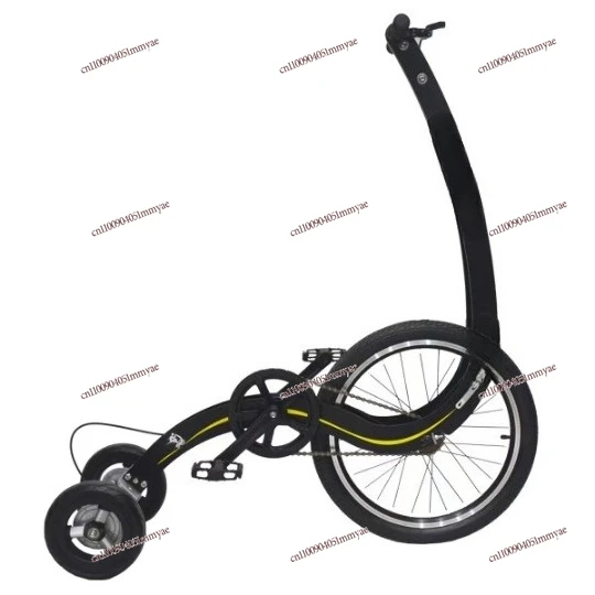 

Outdoor cycling sports exercise bike three-wheeled seatless folding pedal standing bicycle