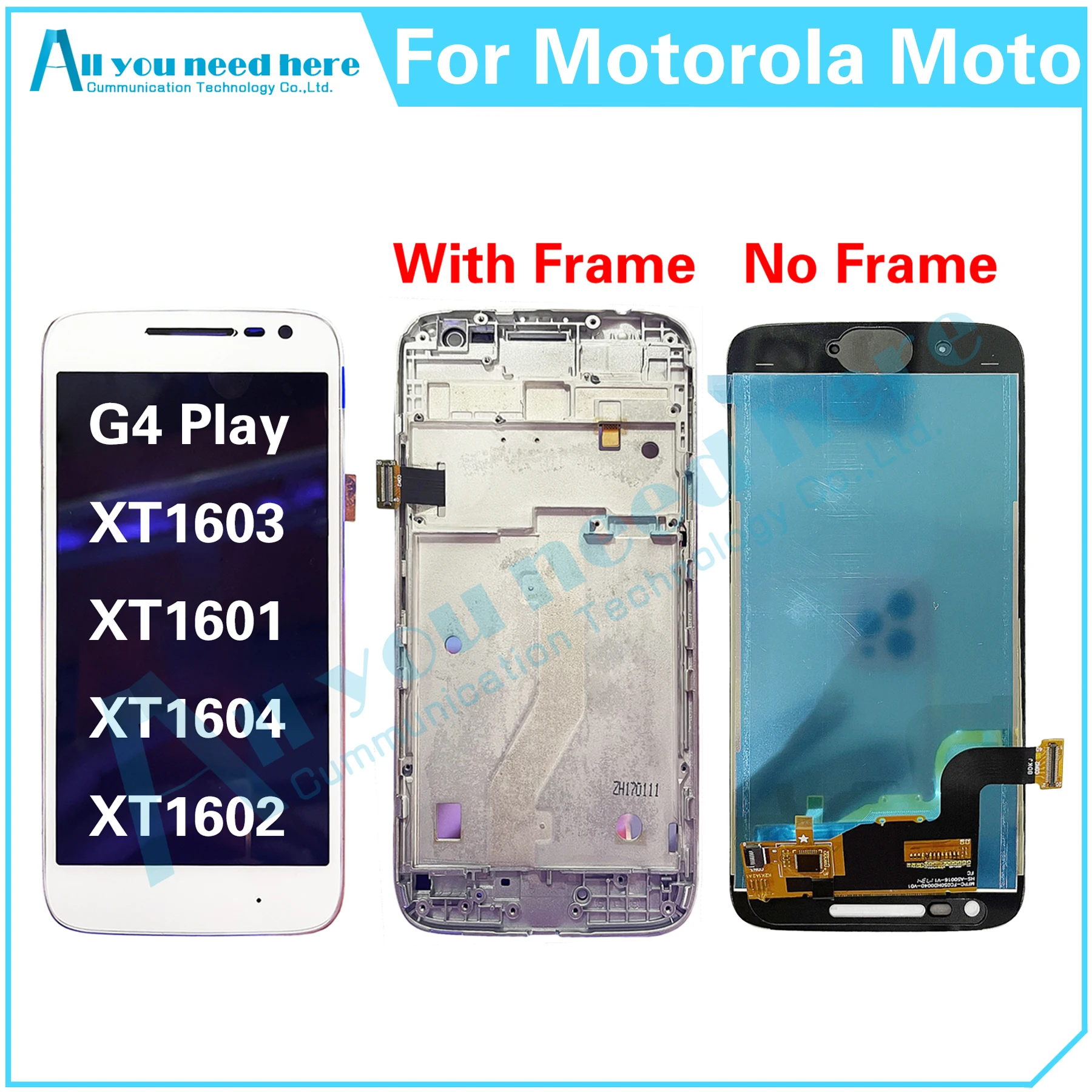 For Motorola MOTO G4 PLAY XT1601 XT1602 XT1603 XT1604 LCD Display Touch Screen Digitizer For G4PLAY Assembly Repair Replacement