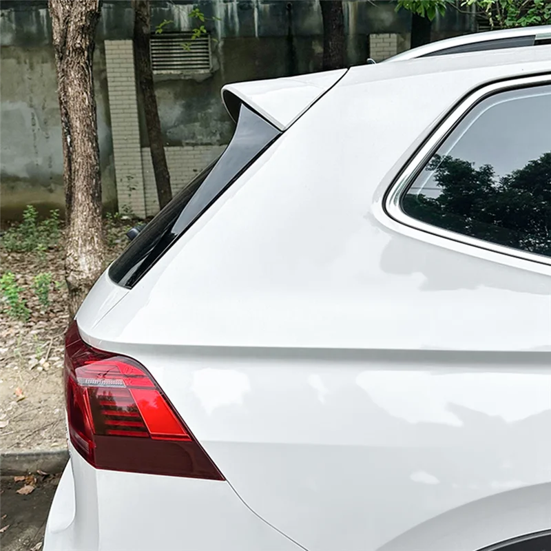 Stabil-Für VW Tiguan MK2 R-Line 2017-2023 Helle Schwarz Auto Heckscheibe Spoiler Seite Flügel Abdeckung Trim auto Zubehör