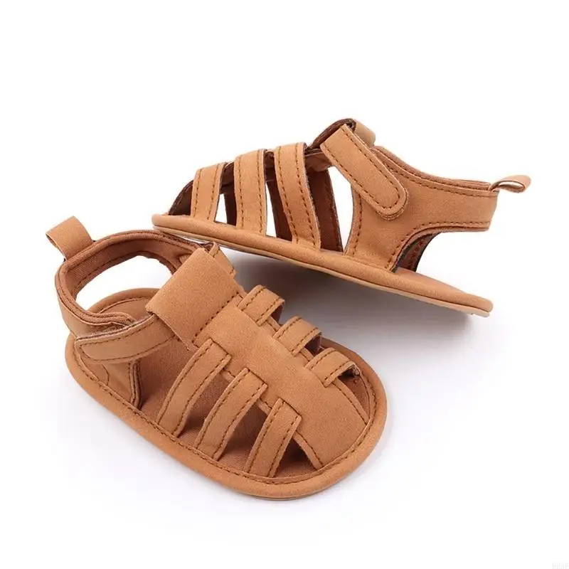

95ae Baby Summer Sandals Платье квартиры на открытых повседневных пляжных туфлях