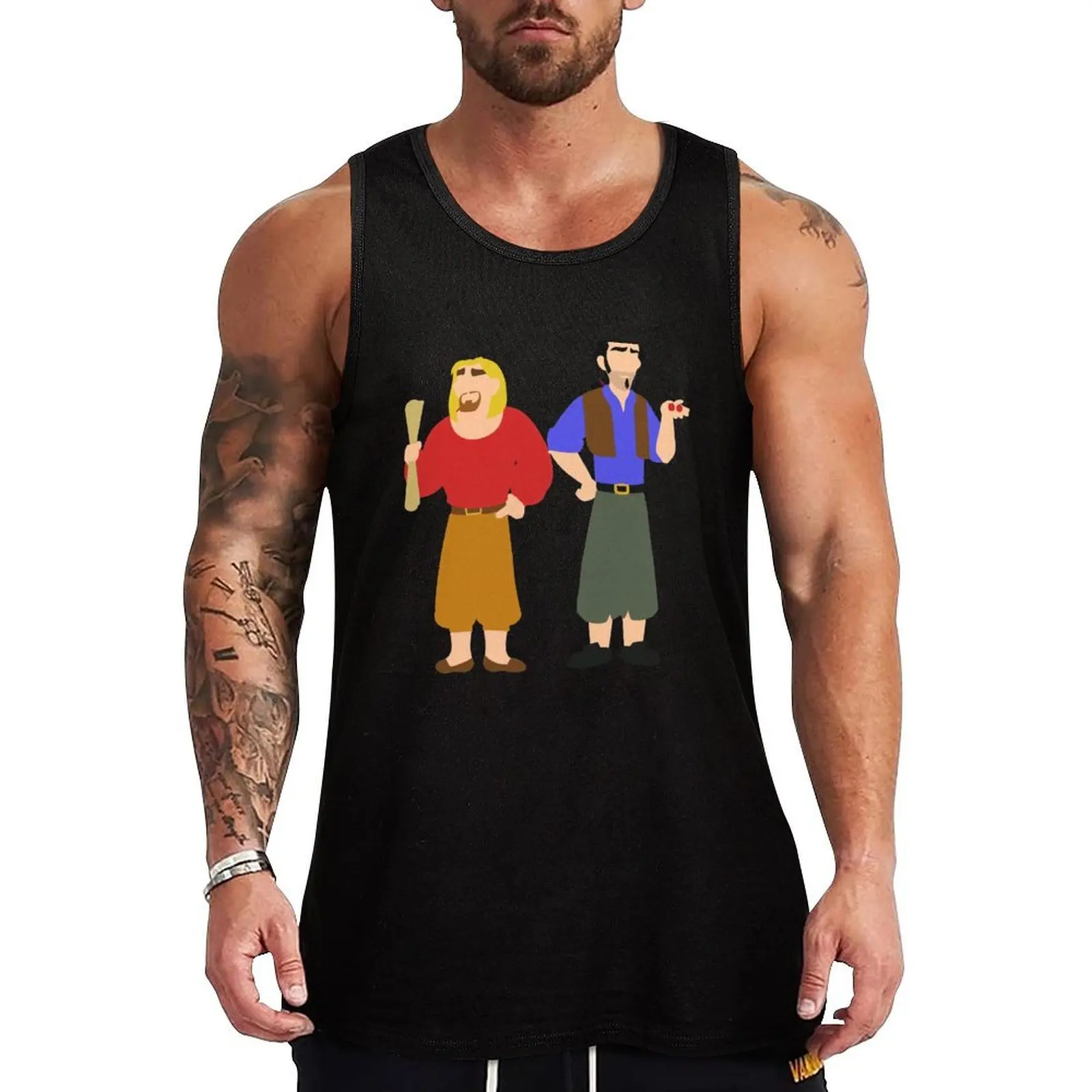 

The Road to El Dorado Tank Top Lightweight Workout Tank Top Breathable Athletic Wear