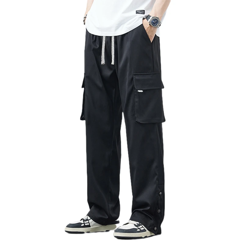 Men's Plus Size Loose-fit Cargo Pants for Comfortable and Casual Style