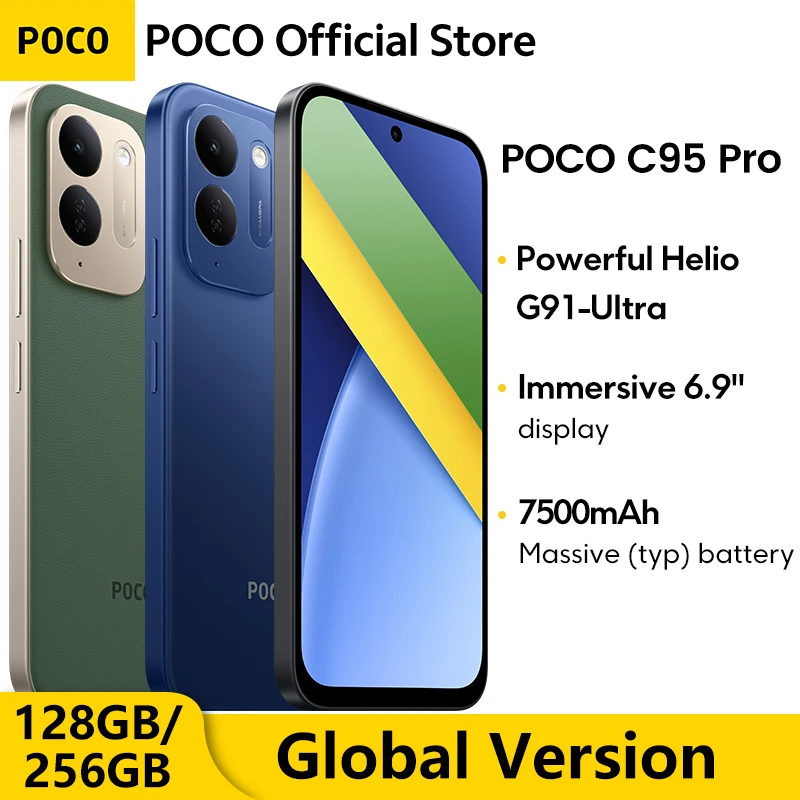 POCO C95 Pro: Bateria de 7500mAh e Tela 120Hz É Bom?