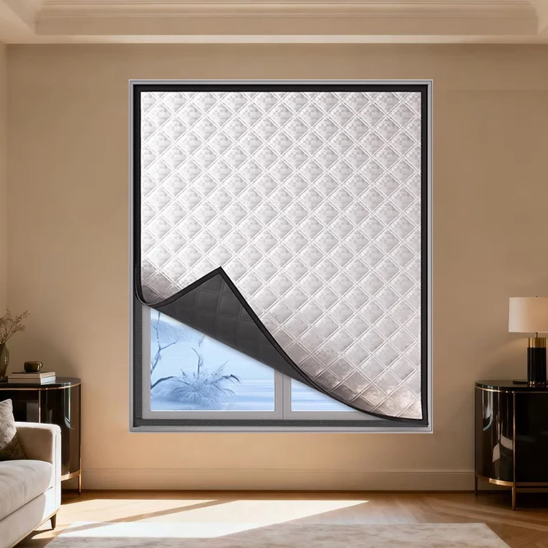 Winter warm curtains, insulated windproof sealed windows, cold proof and insulated, screen windows，Shading, sound insulation