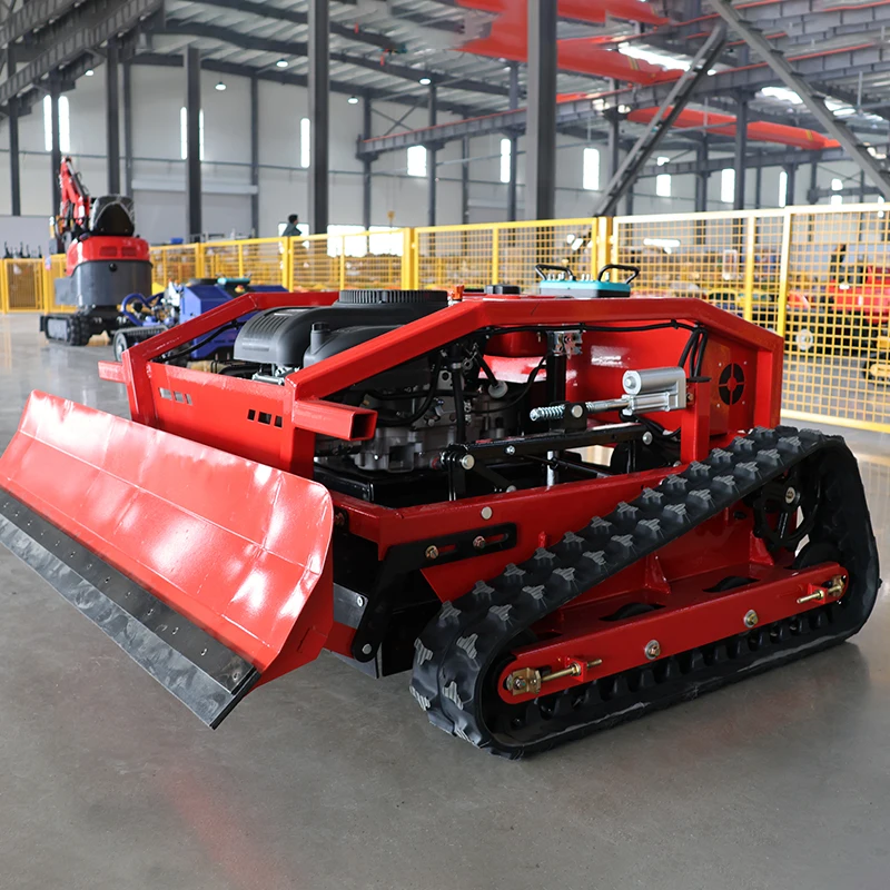 550mm Remote Control Snow Blower Robot Tractor Snow Plow Track Crawler Heavy Duty Winter Road Cleaning