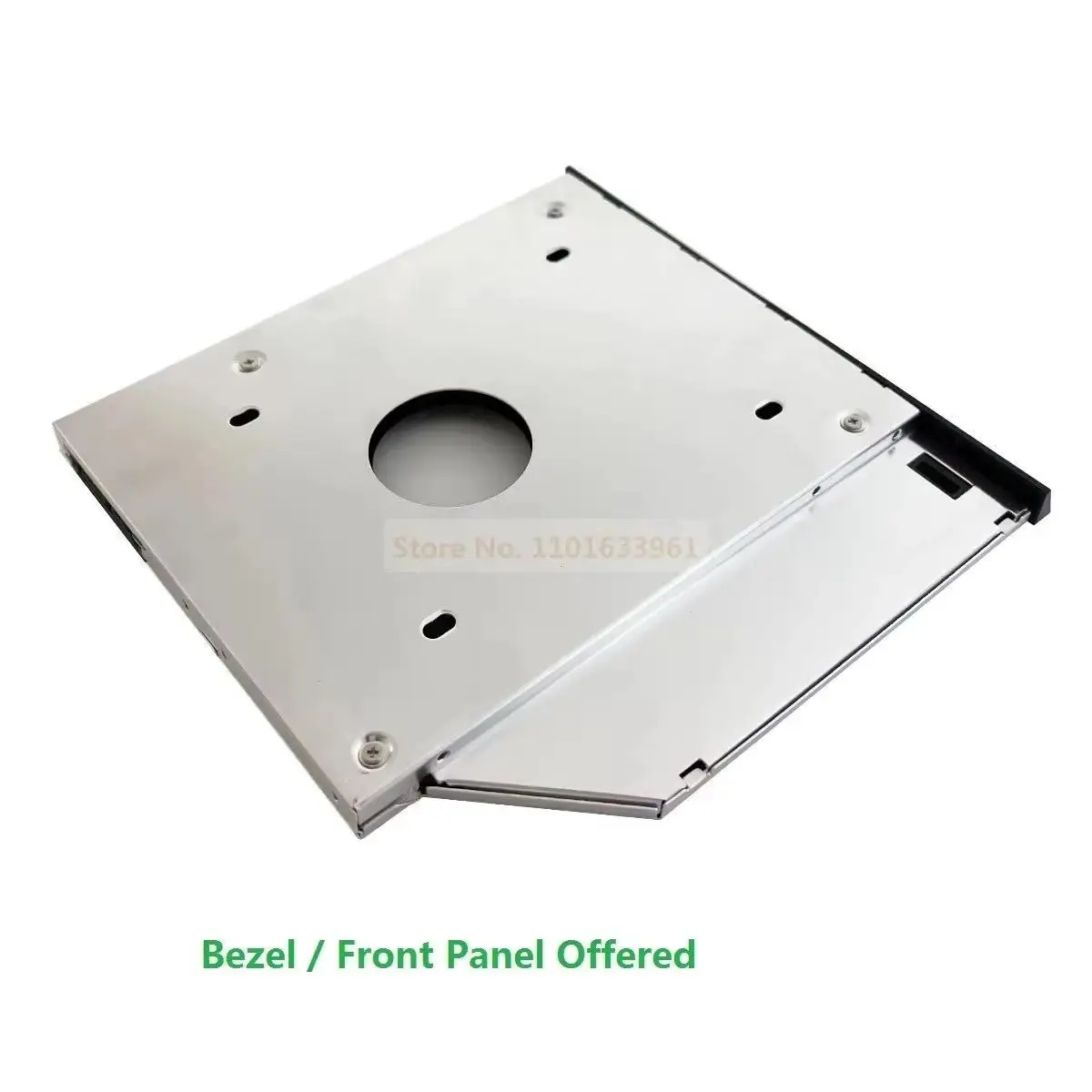 with matched Bezel Panel 2nd 2.5 SATA Hard Drive HDD SSD Optical Bay Caddy Frame Bracket Tray for Dell Latitude E4300 E4310