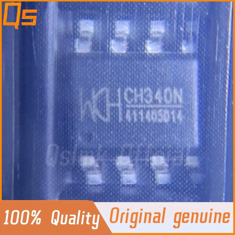 

New Original CH340N CH340 SOP-8 USB To Serial Port IC Chip with Built-in Crystal Oscillator