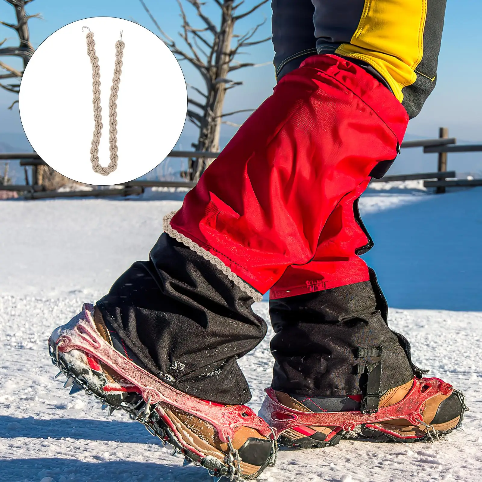 10 Pcs Boot Bands Elastic Straps Portable Outdoor Cycling Jacket Ankle Safety Leggings Rope Blousing Sand Out