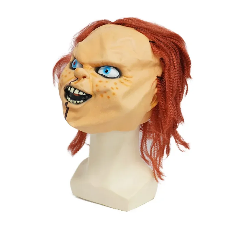 Chucky Mask Halloween Spaventoso Killer Maschera in lattice Fancy Dress Party Creepy Chucky Costume cosplay Puntelli Copricapo
