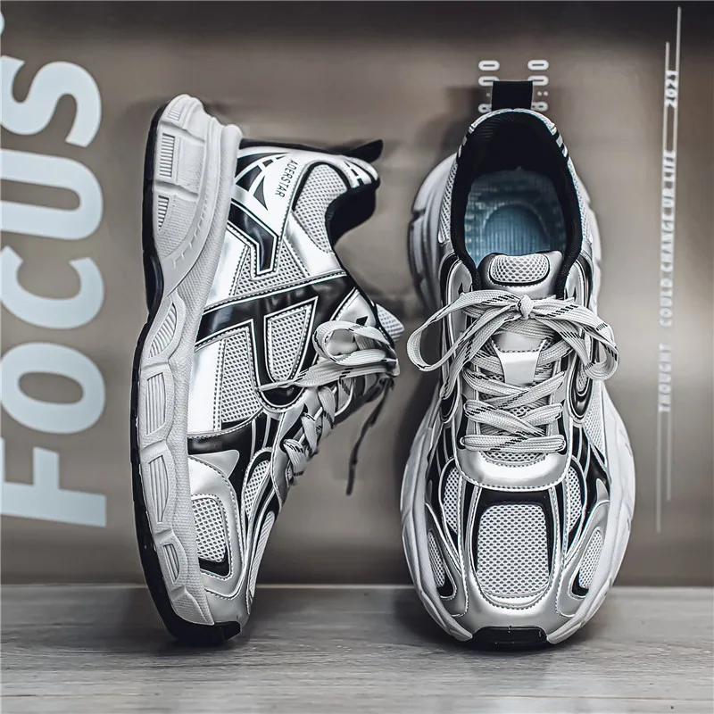 

Fashion Men's Casual Sports Shoes Breathable Trends Mens Designer Sneakers Breathable Antiskid Cozy Jogging Tennis Shoes Tenis