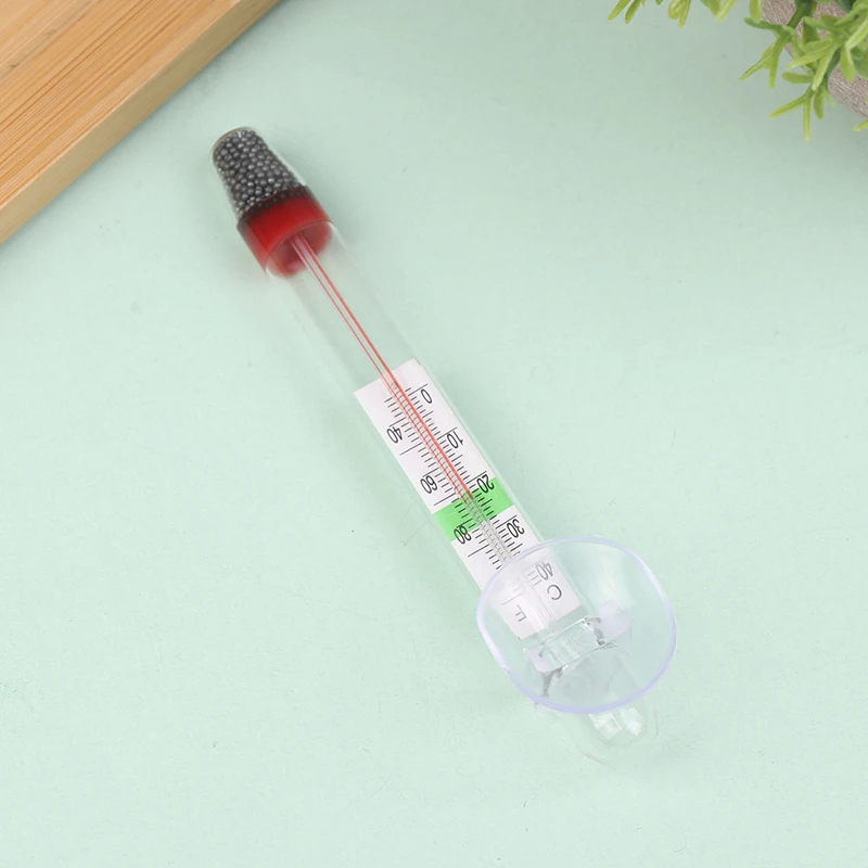 1Pc Aquarium Fresh/Salt Fish Thermometer 3D Digital Fish Tank Electronic Temperature Measurement Fish Tank Temp Meter