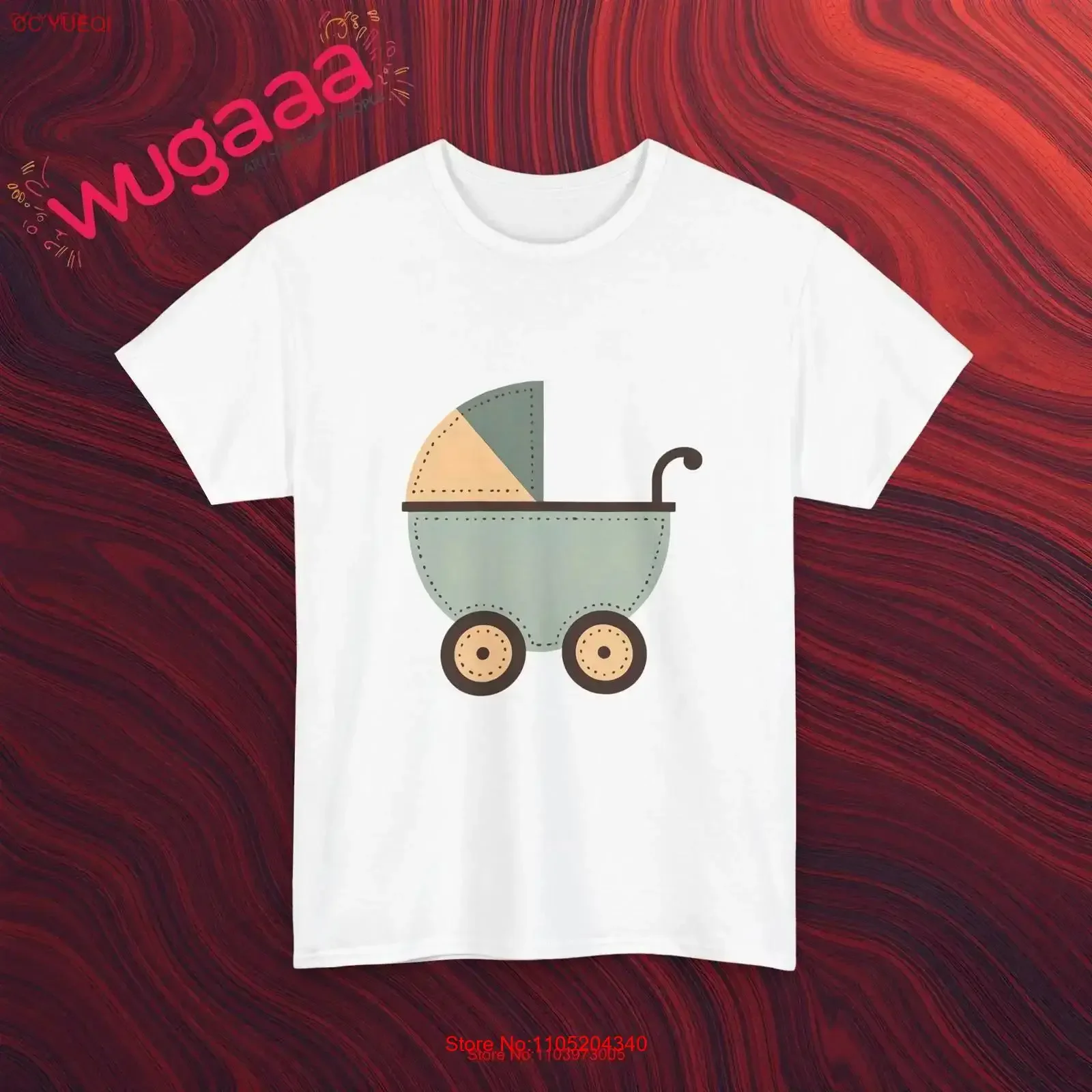 لطيف عربة طفل تي شيرت الجنس محايد دش عربة غريب الأطوار رائعتين الزي الوليد إعلان خمر غسلها #1