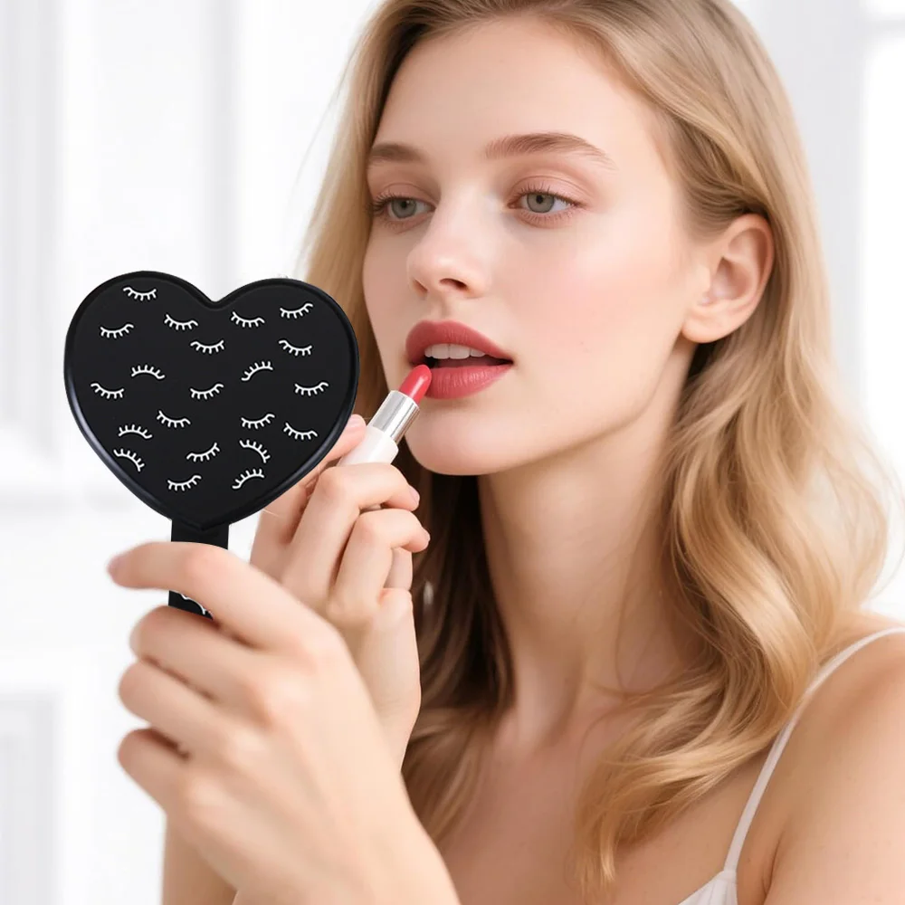 Specchio per trucco portatile Specchio per estensione ciglia portatile per donne e ragazze Specchi piccoli per il viso Strumento da tavolo per bellezza cosmetica