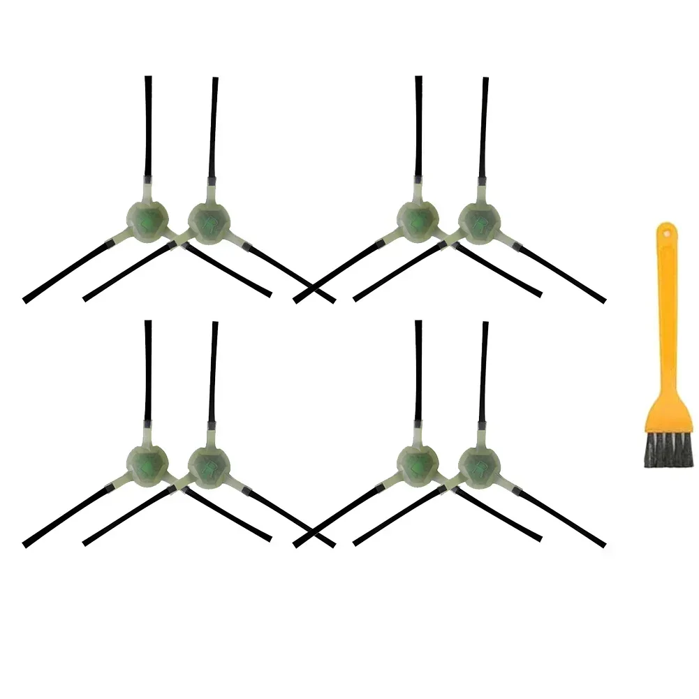 Aspirador de pó Peças sobressalentes, Escovas laterais, Escova de limpeza para EICOBOT R20 Robô, Doméstico, 8 Pcs