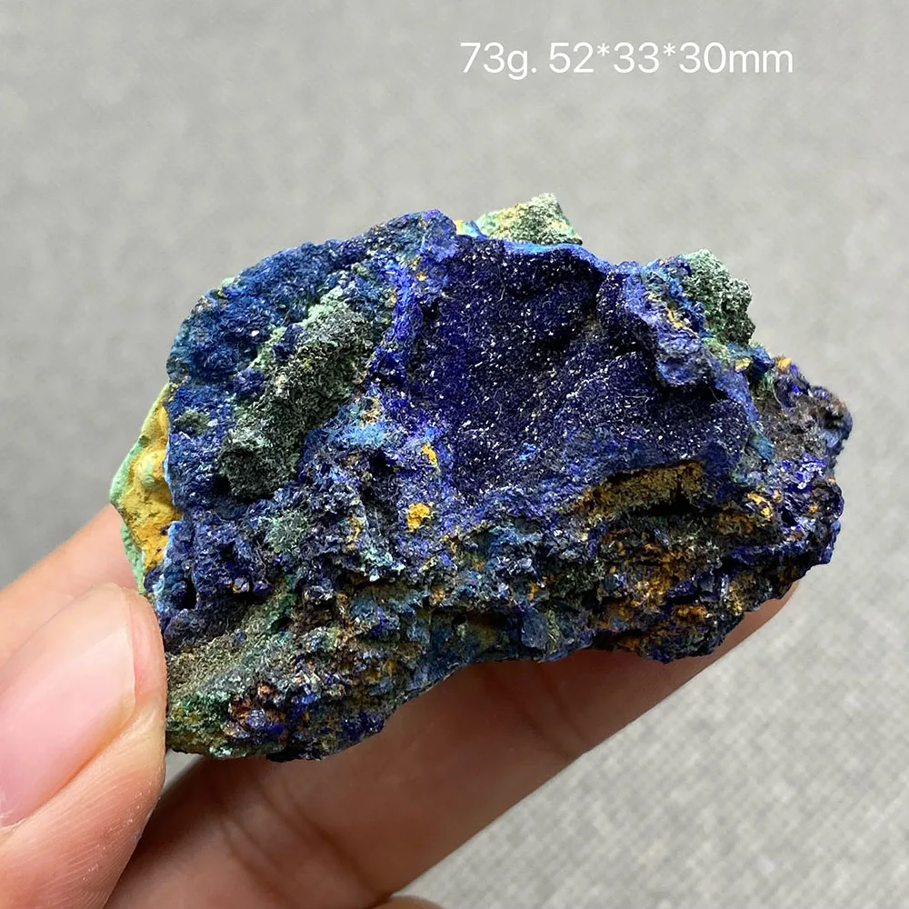 Natural shattuckite azurite raw stone mineral specimens cure crystal gem home decoration