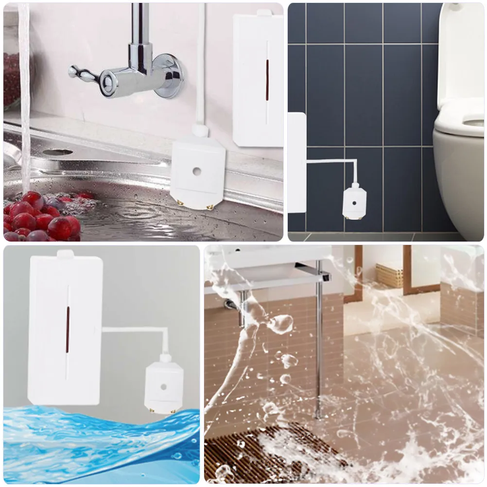 1Pcs Water Flood Sensor 433Mhz Home Leak Alarm Smart Water Detection System Level Detectors