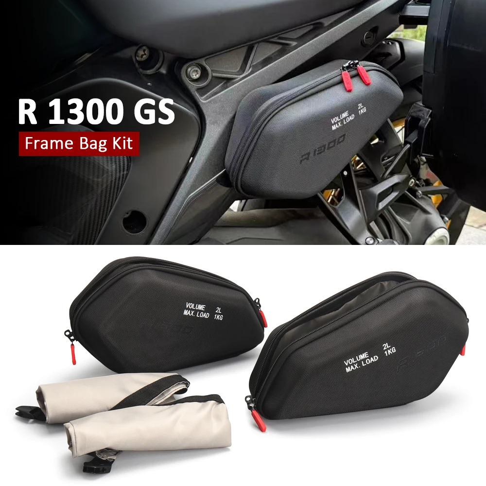 

Motorcycle Frame Bag For BMW R 1300 GS R1300GS GS1300 R 1300GS 2023 2024 2025 Storage Package Bags Waterproof 2L Bag