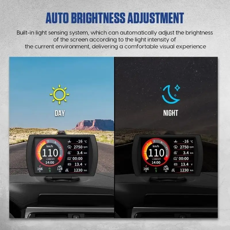 G7NA HUD Auto Head Up Display Tachometer Digitale Messgeräte Auto Müdigkeit Fahren Erinnerung – Detail 7