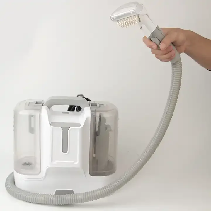 منظف صغير محمول للتنظيف بالبخار من البلاستيك المحمول للسجاد والأريكة