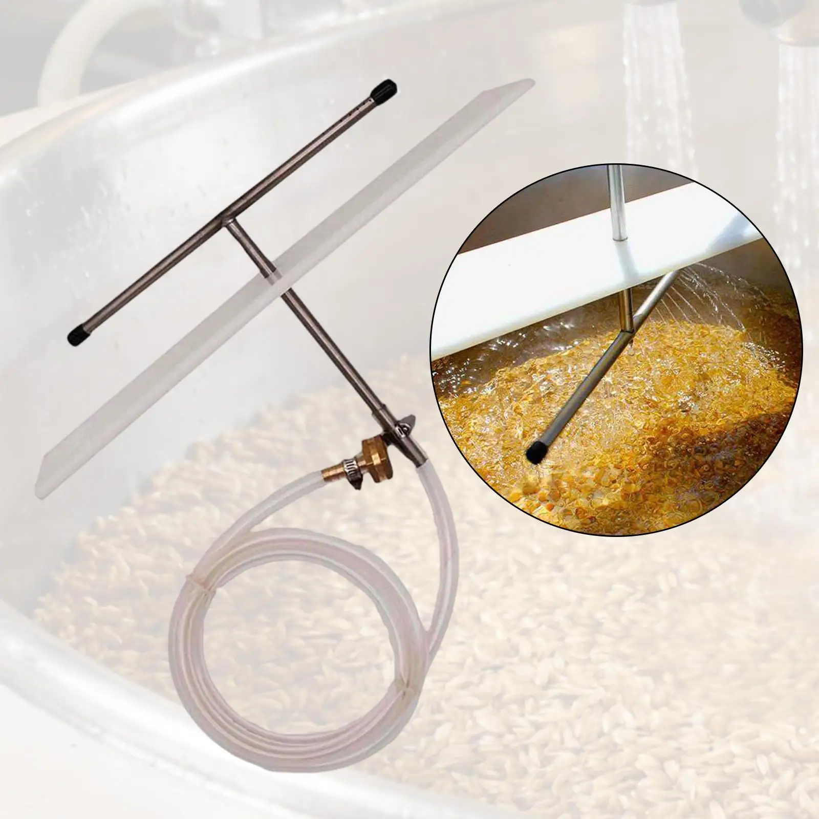 Sprinkler Head Sparge Arm Kit,Compact,Replacement,Sturdy,Sprayer Assembly Compact Equipment Brew Making Accessory
