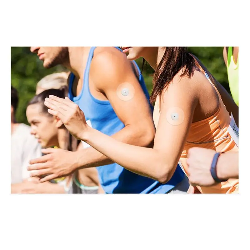 ABQX 10 Silicon-Based Dynamic Patches Without Trace Adhesive Small Electronic Dynamic Blood Glucose Sensor Stickers