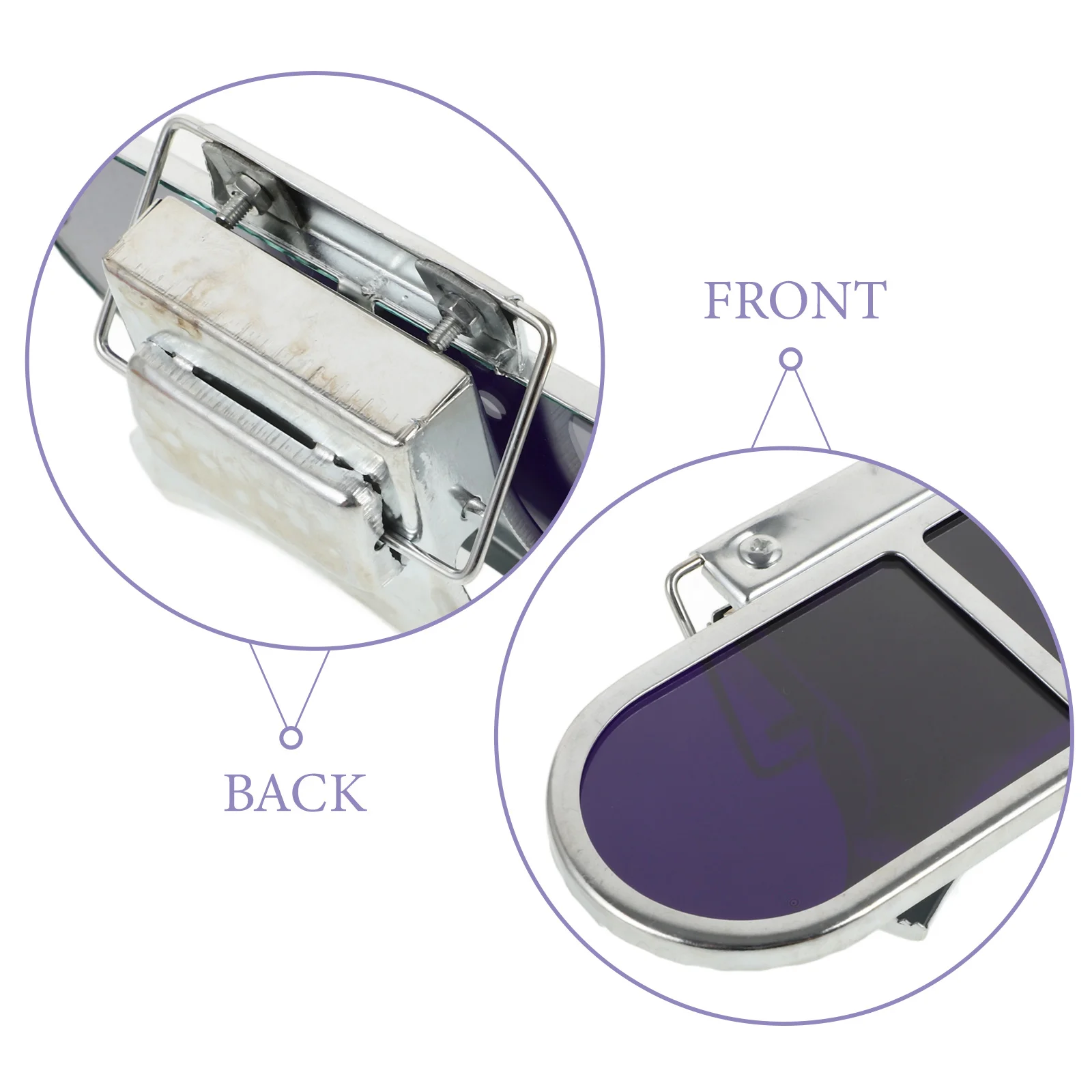 

Металлические очки сварщика, откидная сварочная защита глаз, зажим для промышленного сварочного снаряжения, очки сварщика