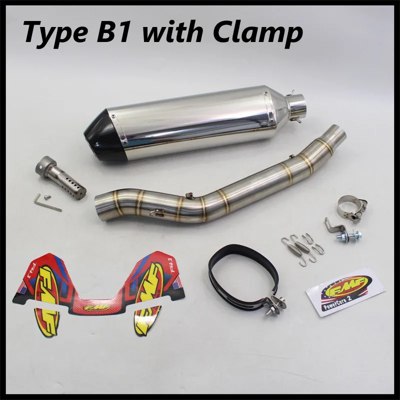 DRZ400 DR Z400 DRZ 400 Slip On Exhaust Pipe System Motorcycle Mid Link Tube Connect FMF Muffler with DB Killer