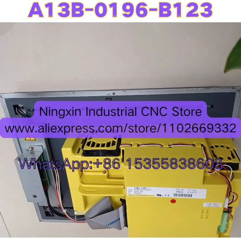 Latest Quotation A13B-0196-B123 Fanuc CNC operation PANEL i system host second-hand function test is normal